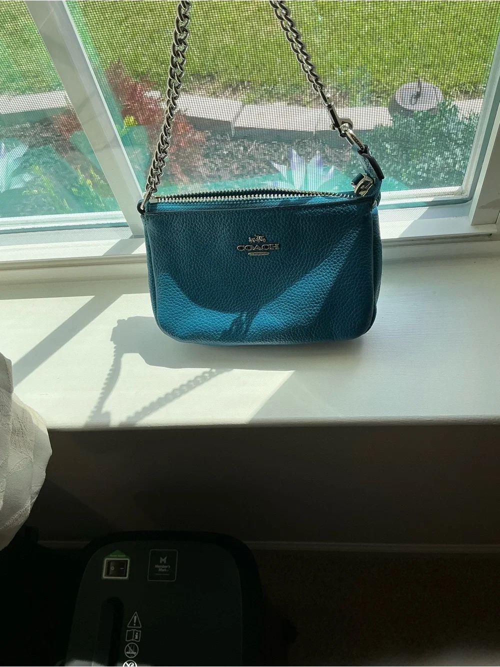 Coach Blue Pebbled Leather Convertable Nolita 15/previous project